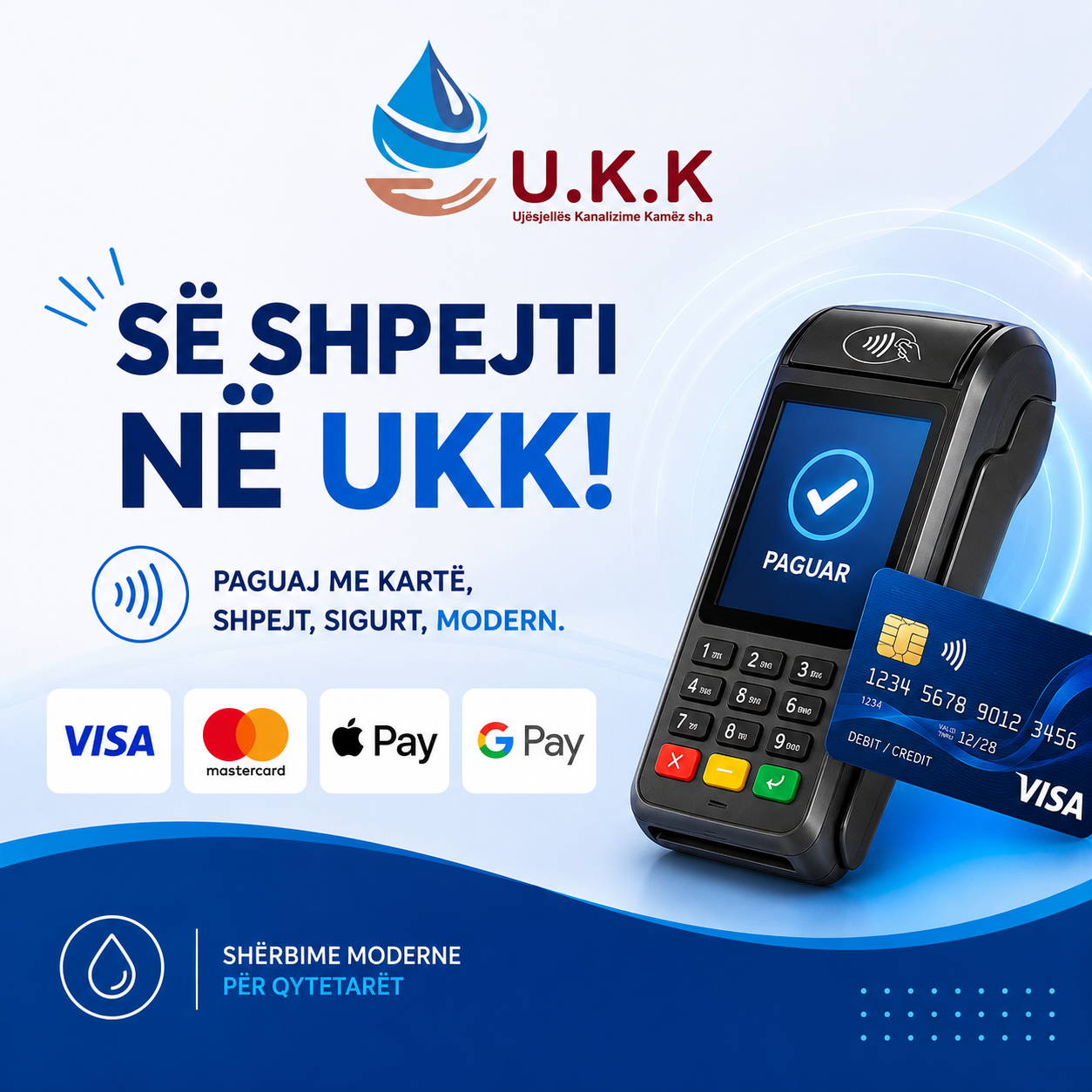 UKK SË SHPEJTI SJELL PAGESAT ELEKTRONIKE NË TË GJITHA ARKAT E SAJ